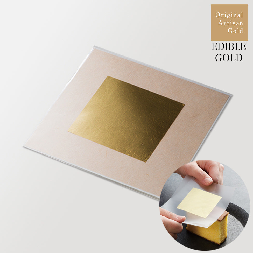 24K Genuine Edible Gold Leaf, 10 Sheets Gold Foil, Loose Leaf for