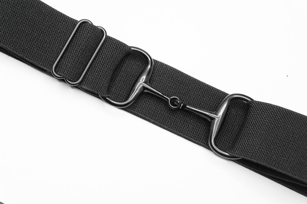 Kinsley - 1.5 Silver Stirrup Elastic Belt – Ellany