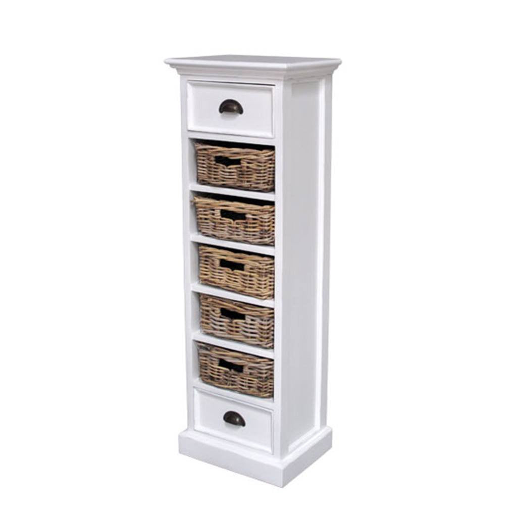 Nova Solo Halifax Storage Unit W Baskets Drawers Ca583 Small