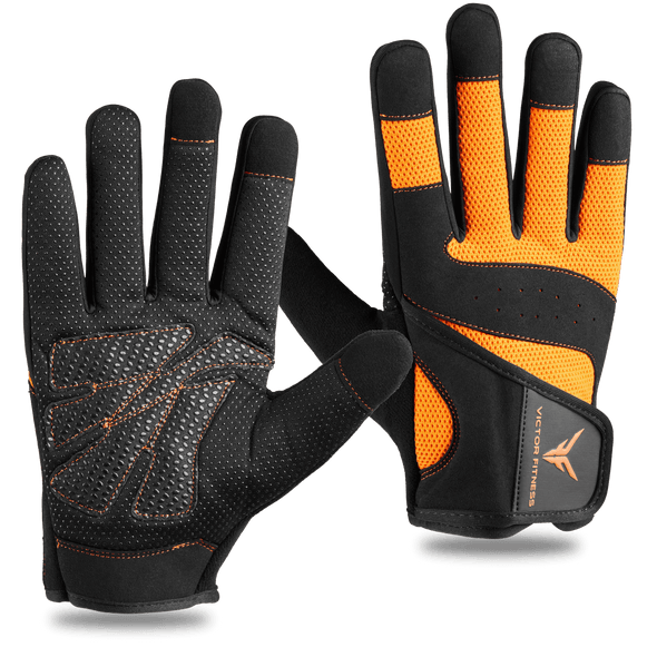 Series-6 Fingerless Leather Women's Weightlifting Gloves with Full Pal –  Victor Fitness