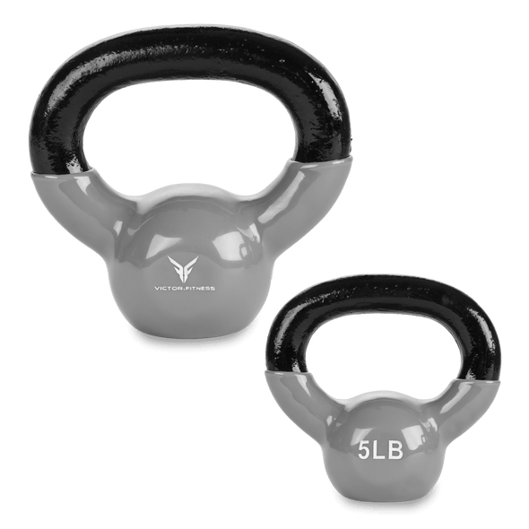 Pink Vinyl Coated Cast Iron Kettlebells 5 LBS - 20 LBS – Victor Fitness