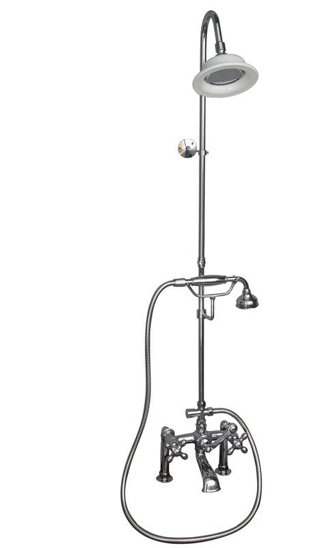 clawfoot tub shower converto unit