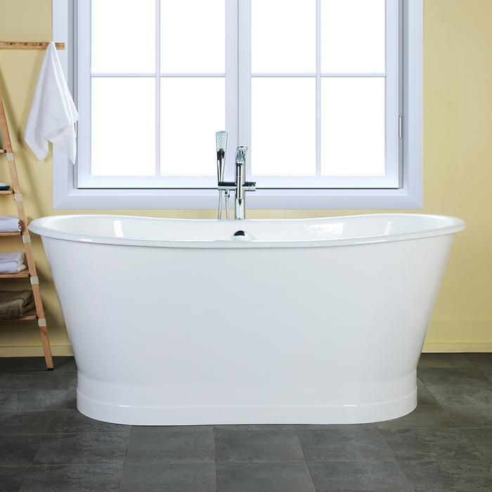 Barclay Ctbatn68 Wh 68 Wakely Premium Cast Iron Freestanding Tub Luxury Freestanding Tubs