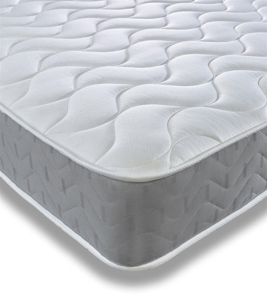 Grey Memory Foam Hybrid Sprung Open Coil Mattress – Desire Beds