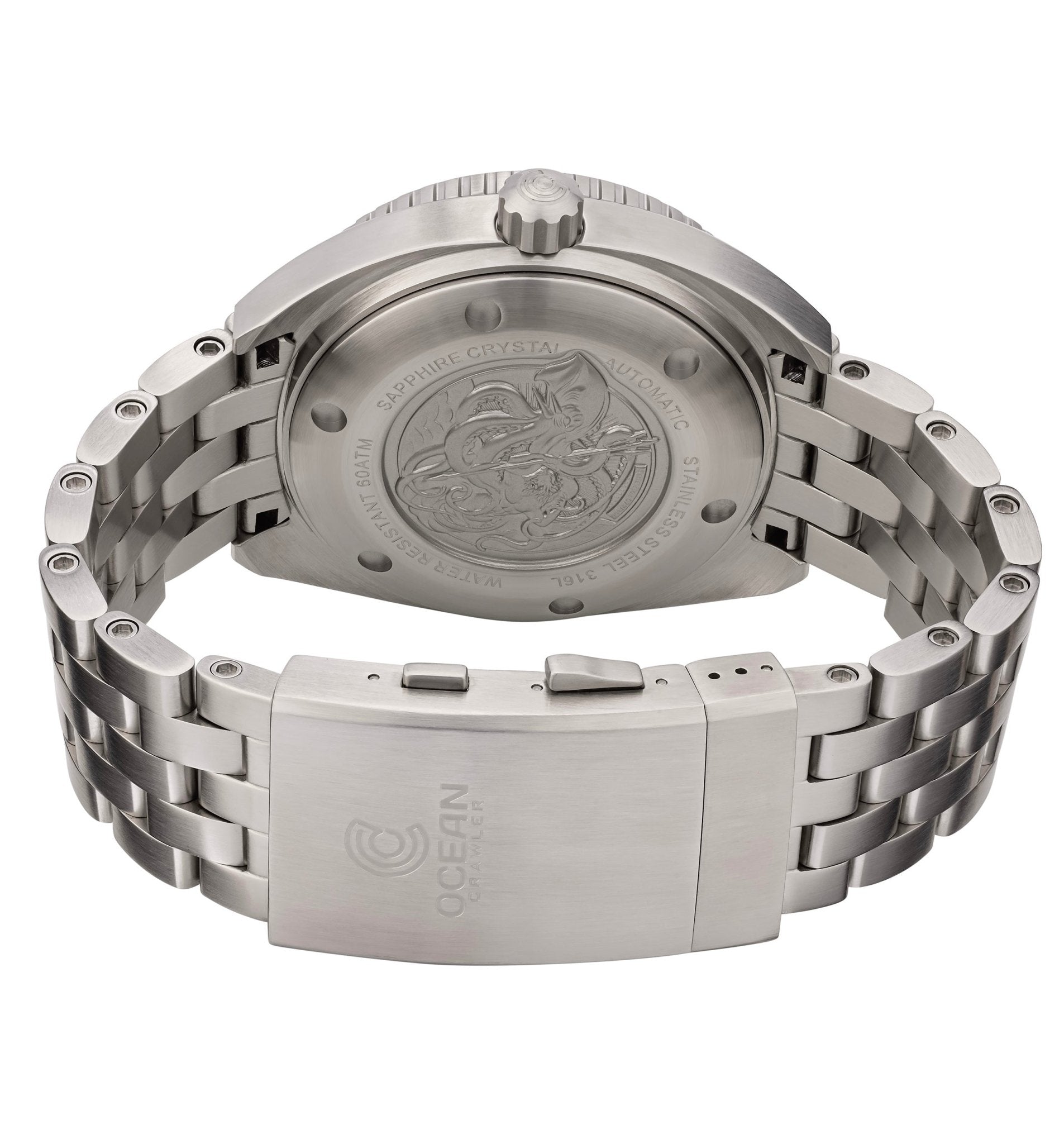 Ocean Crawler bracelet with ratchet extension clasp - 22mm - Ocean Crawler Watch Co product image