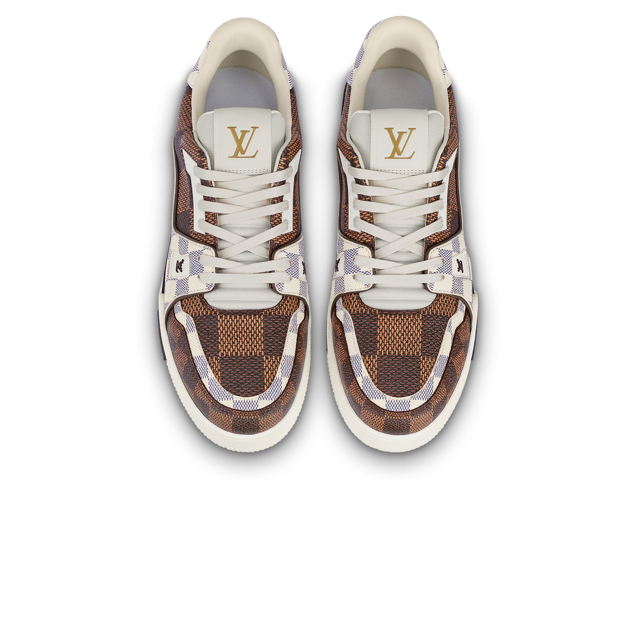 Run away leather low trainers Louis Vuitton Brown size 42.5 EU in