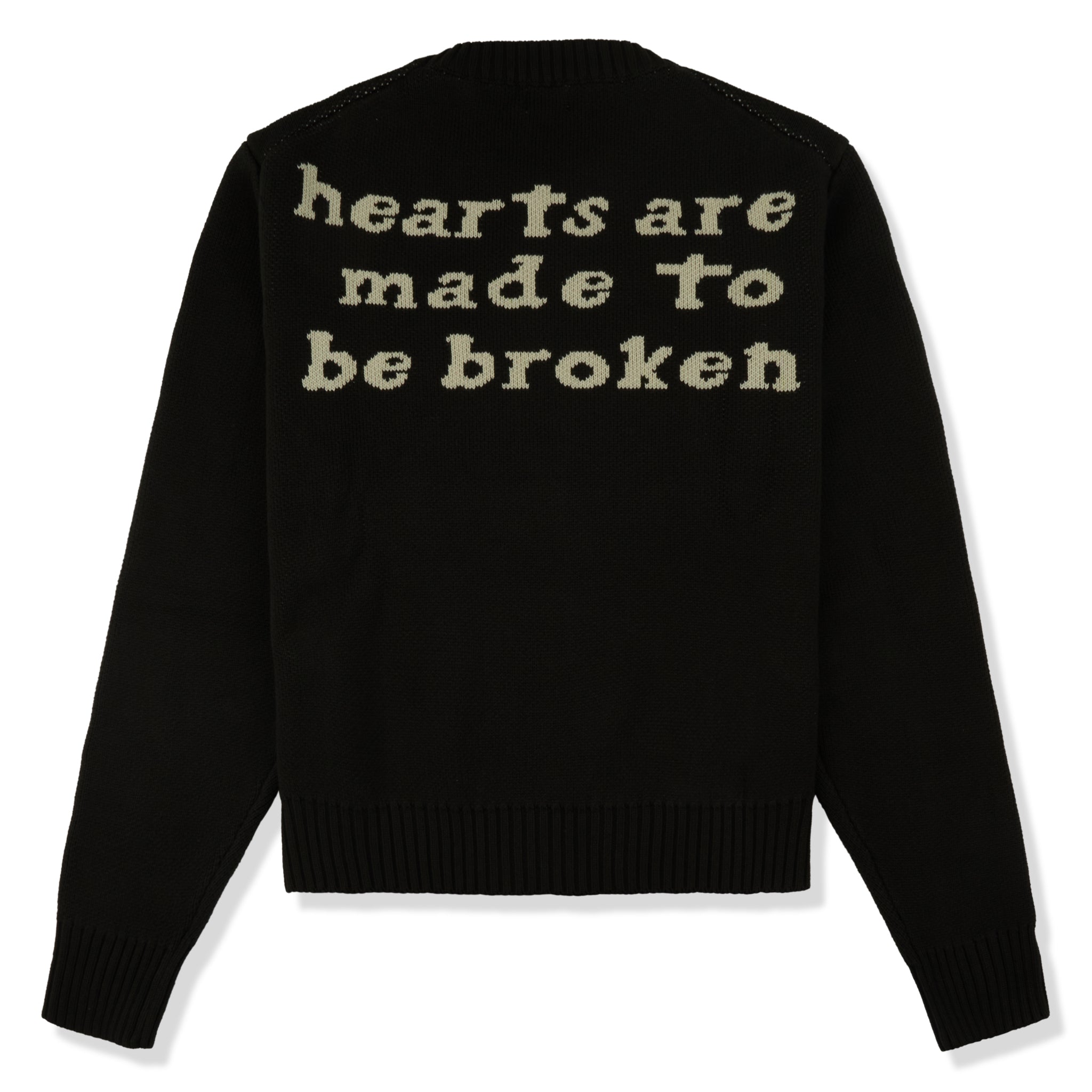 Broken "Hearts Are Meant To Be Broken" Sweatshirt Soot Black