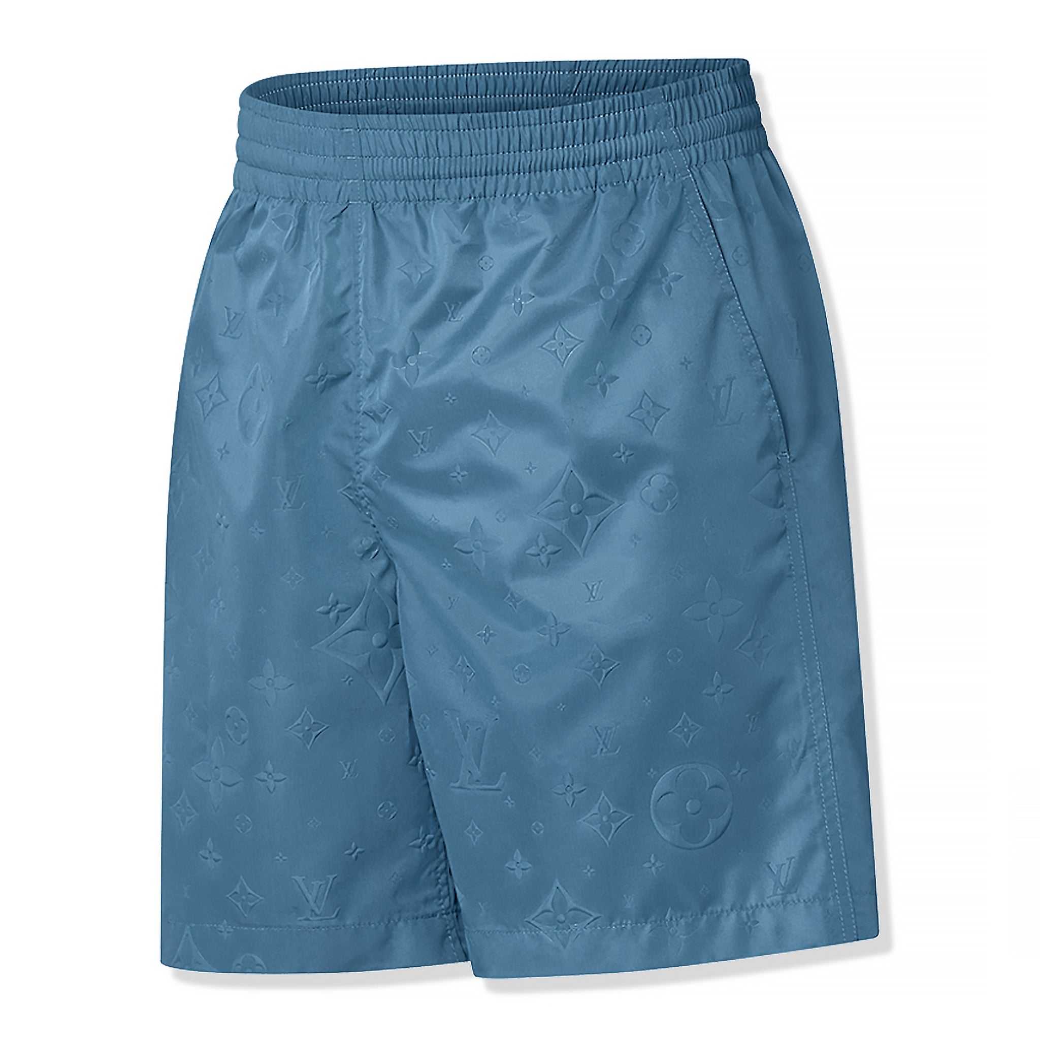 Shop Louis Vuitton MONOGRAM LVSE 3D pocket monogram board shorts