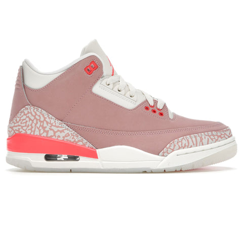 retro 3 pink rust