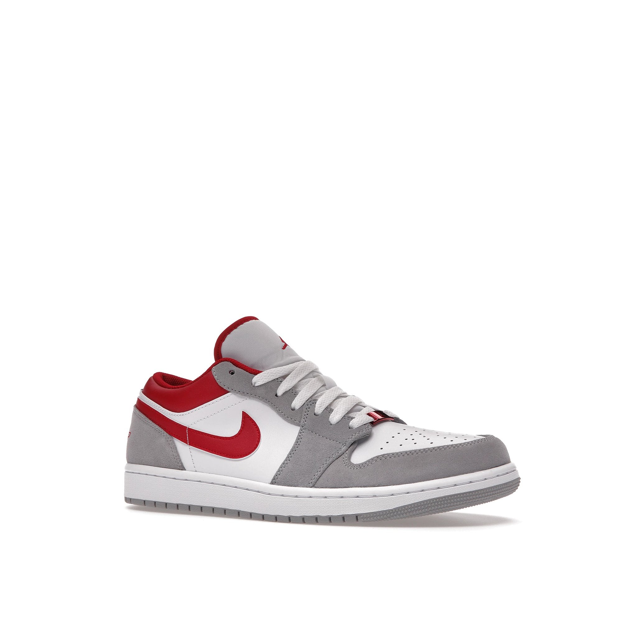 Air Jordan 1 Low SE Light Smoke Grey Gym Red Sneaker | Crepslocker