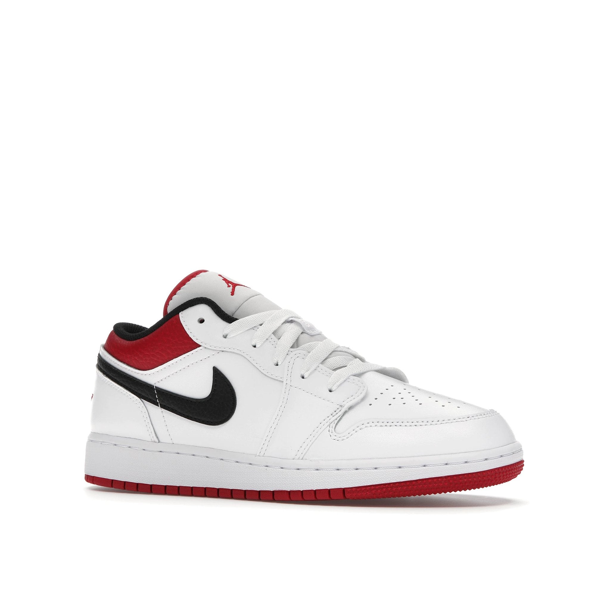 Air Jordan 1 Low White Gym Red (GS 