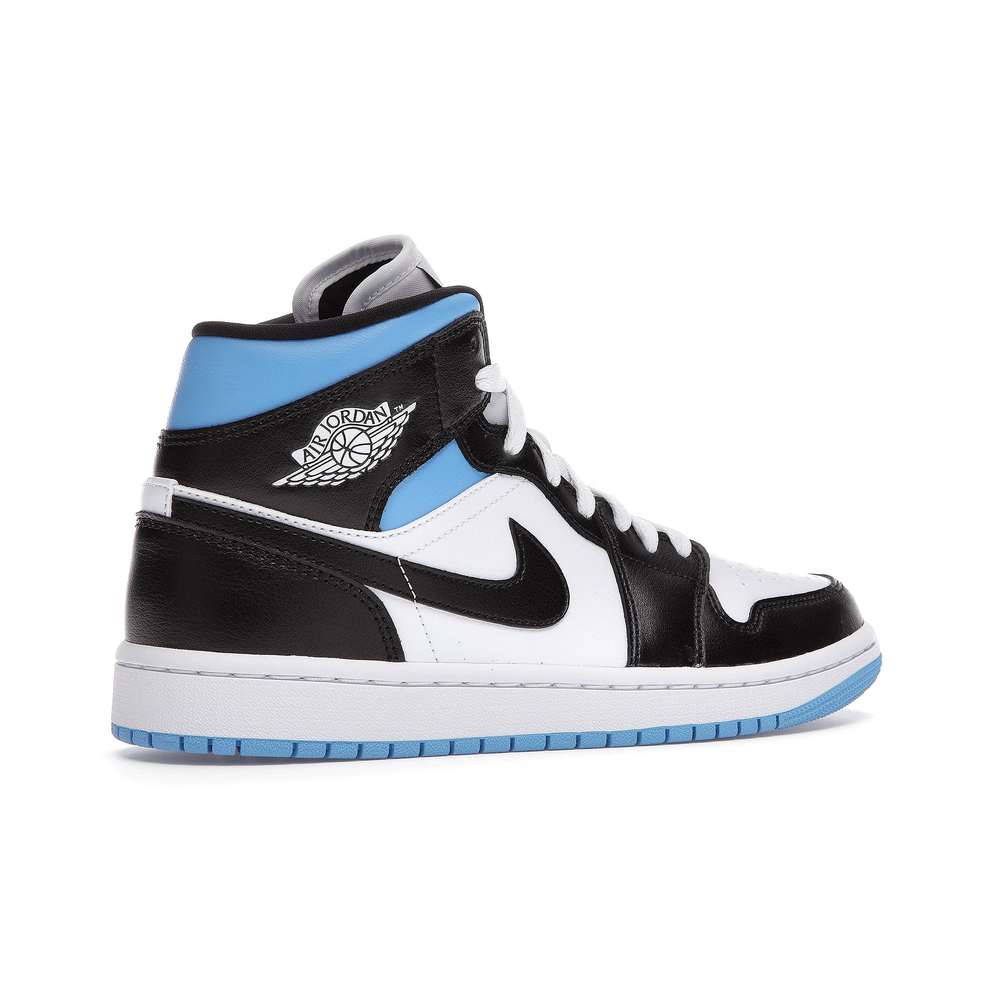 jordan 1 blue and black and white