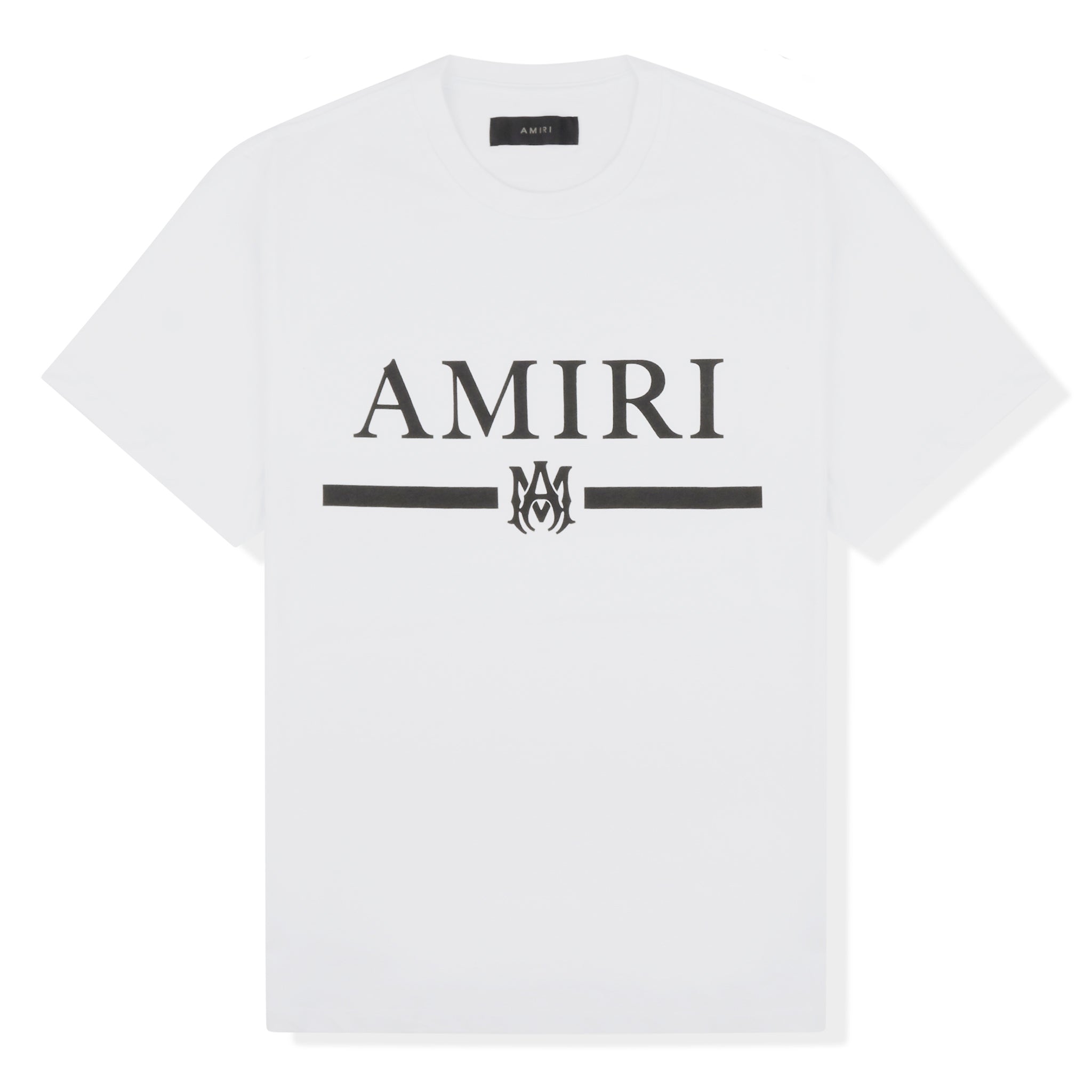 Amiri Ma Bar Logo White T Shirt | Crepslocker