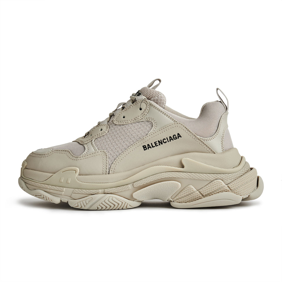 Balenciaga Triple S Beige Sneaker | Crepslocker