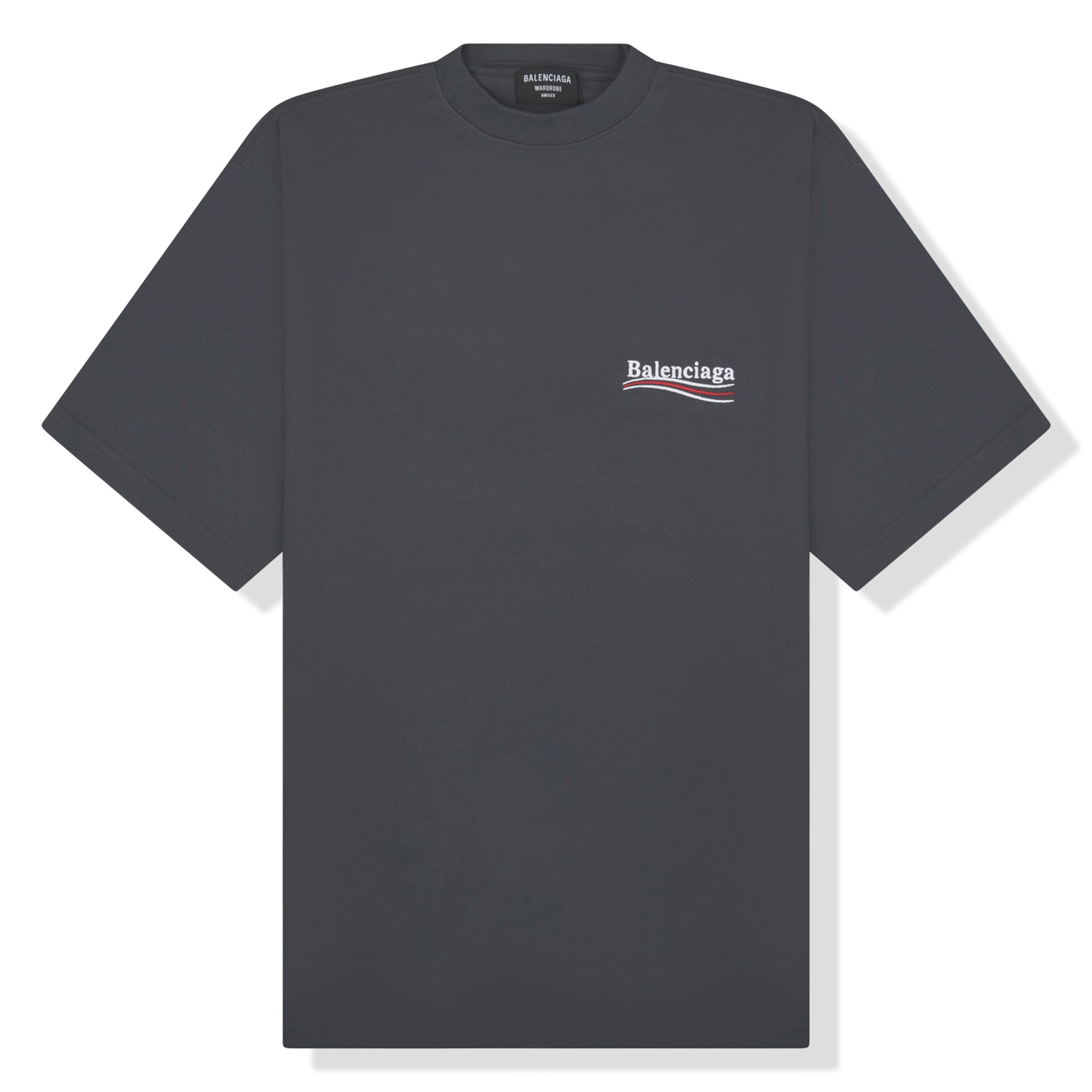 Balenciaga Dark Grey Political Campaign Regular Fit TShirt  Men from  Brother2Brother UK