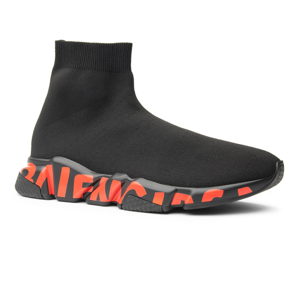 Balenciaga Speed Trainer 'Graffiti - Black Red