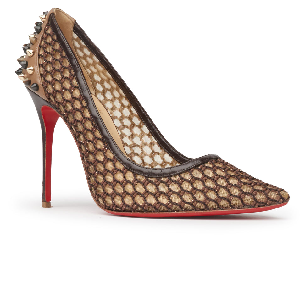 Christian Louboutin Authenticated Spike Sock Trainer