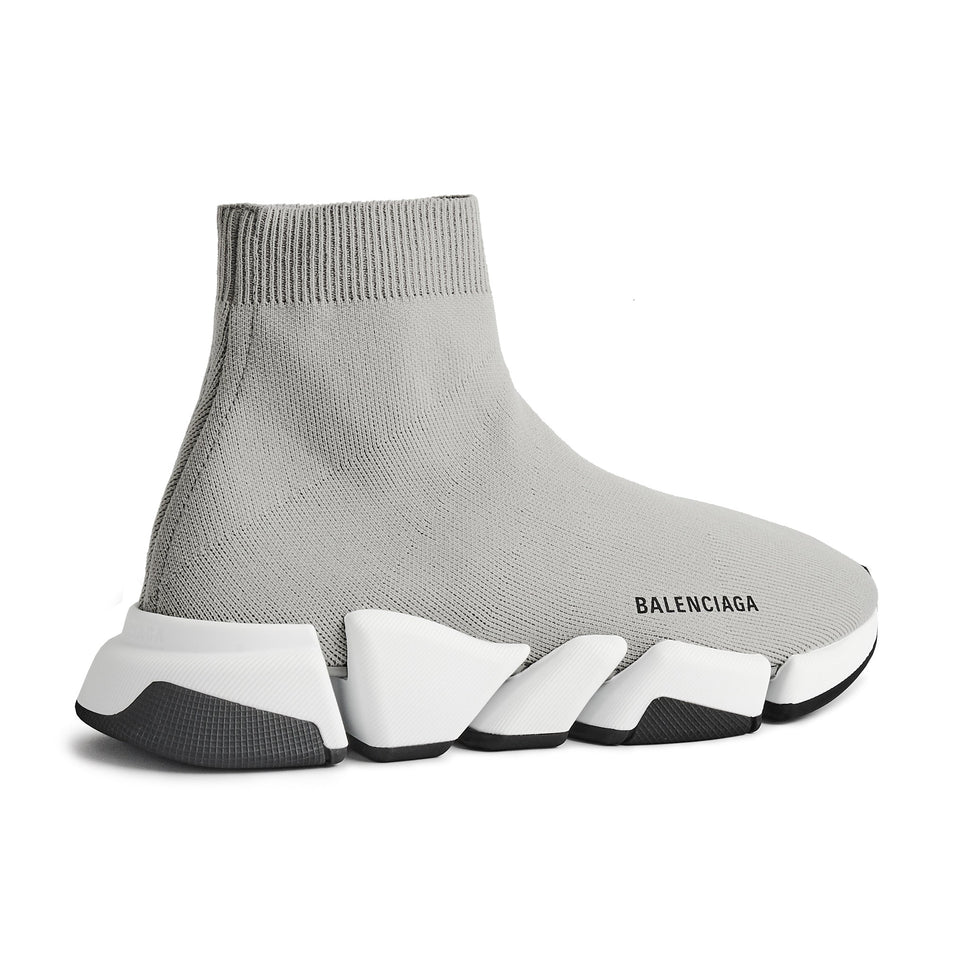 Balenciaga Speed Knit Sock 2.0 Grey Black – Crepslocker
