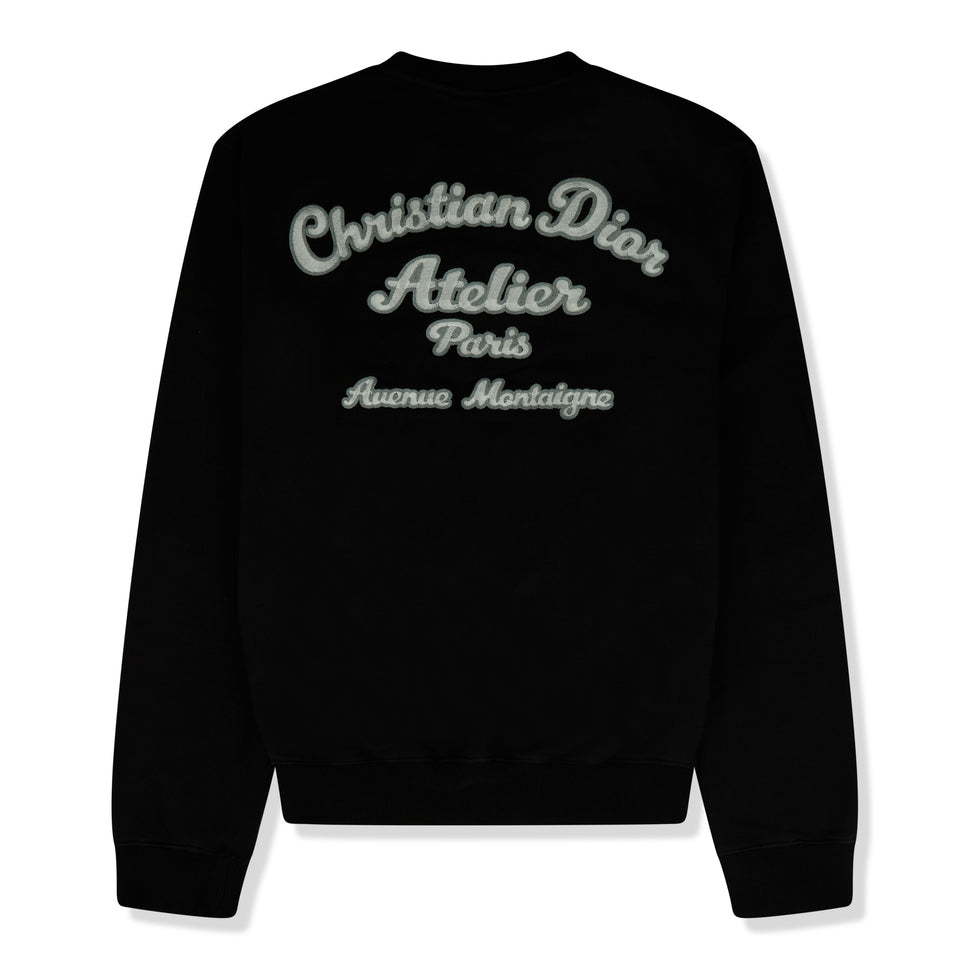 Dior 'Christian Dior Atelier' Black Sweatshirt | Crepslocker