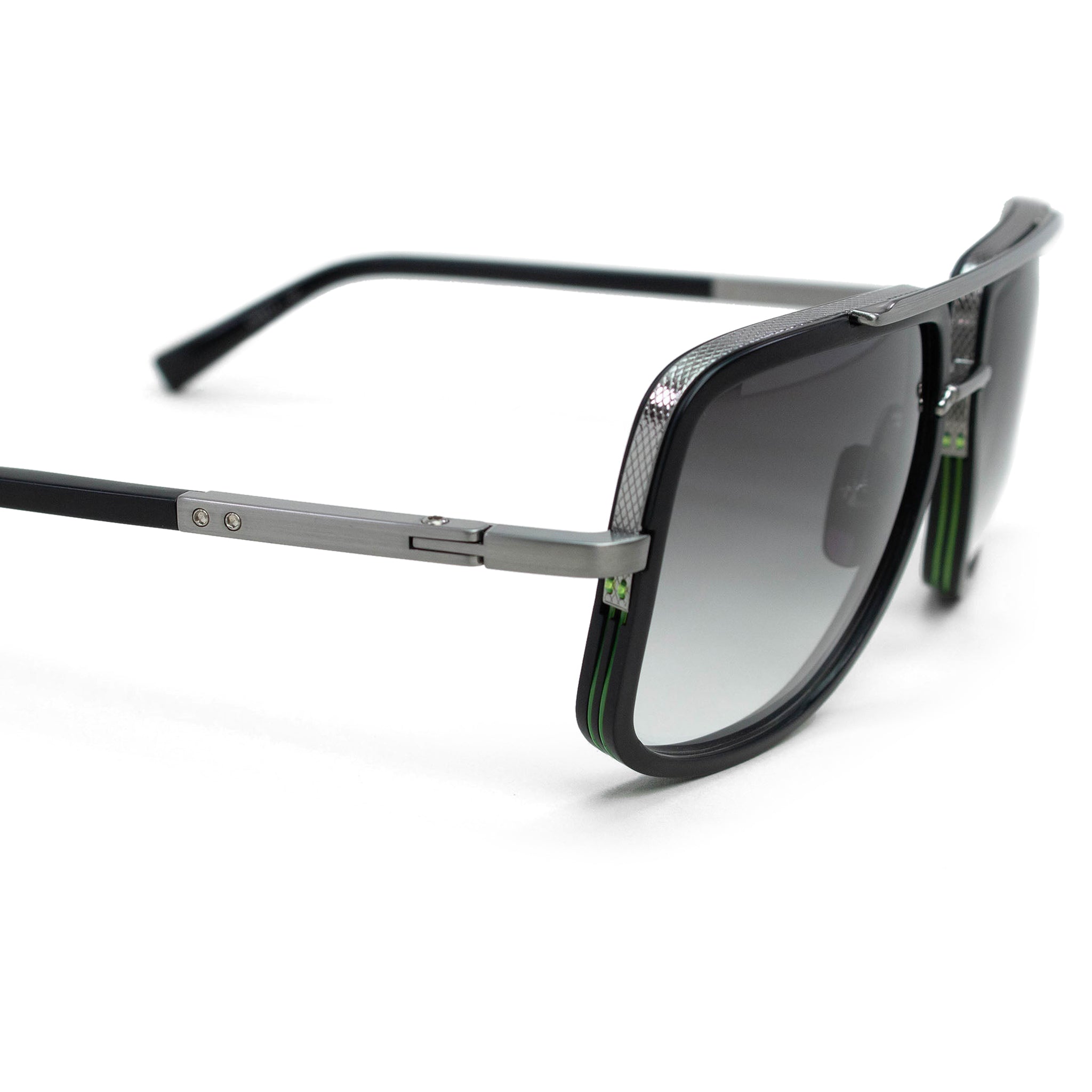 the sunglasses retail at $200 USD - 2030 Mach One Black Silver