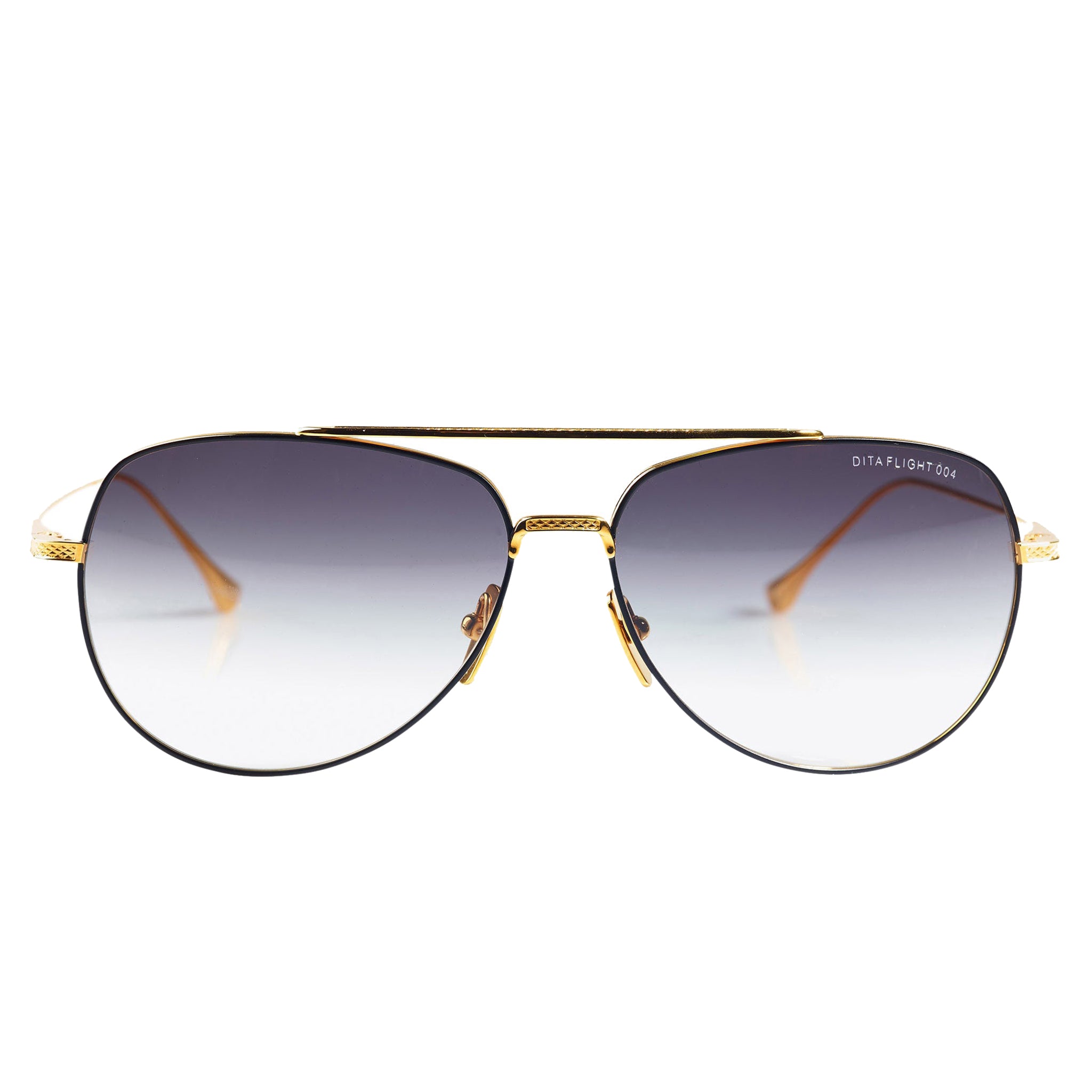 Zeug snap Pelagisch Ombre Rectangular Sunglasses | Dita Eyewear Flight 004 Black Gold Sunglasses  | Crepslocker