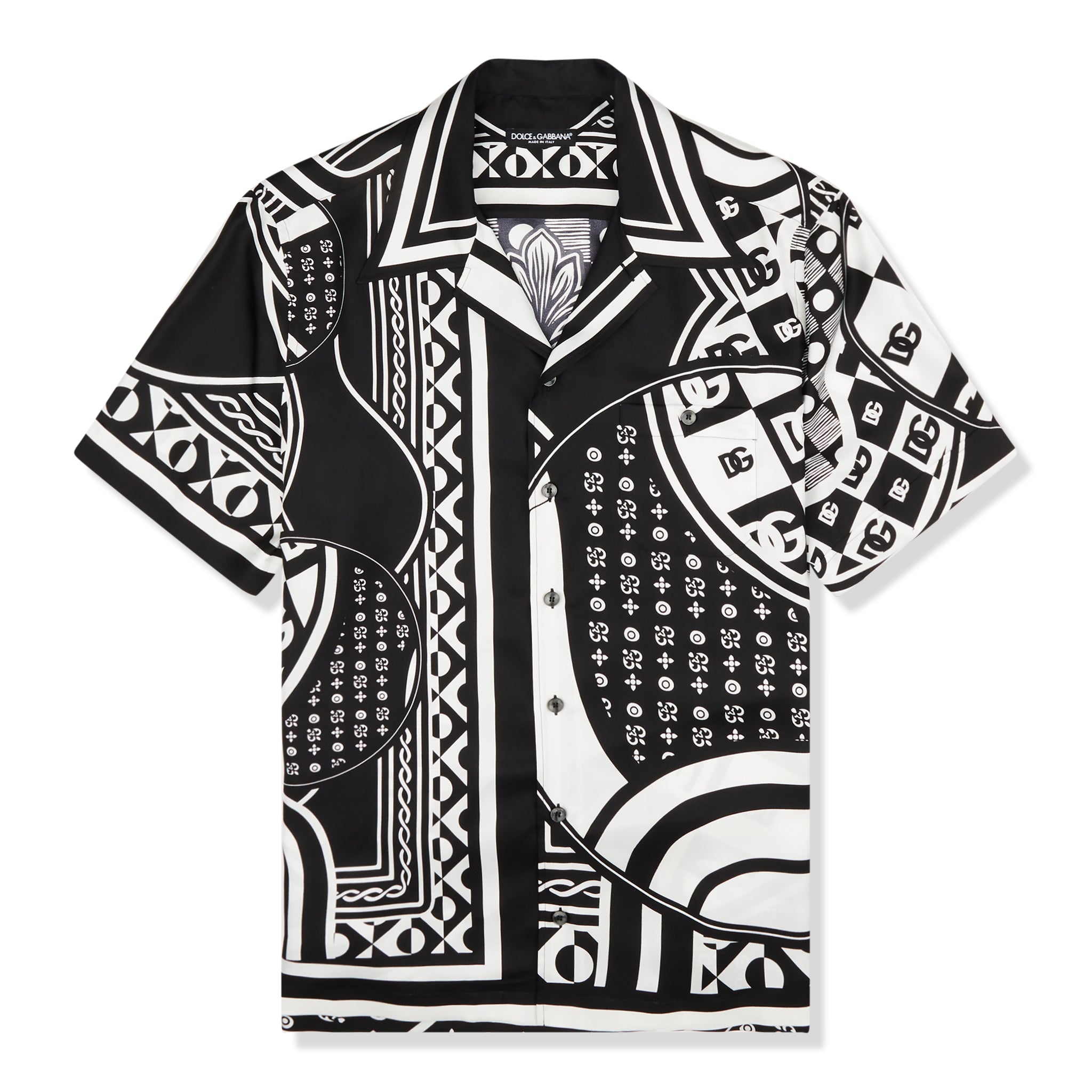 Total 53+ imagen dolce and gabbana black and white shirt ...
