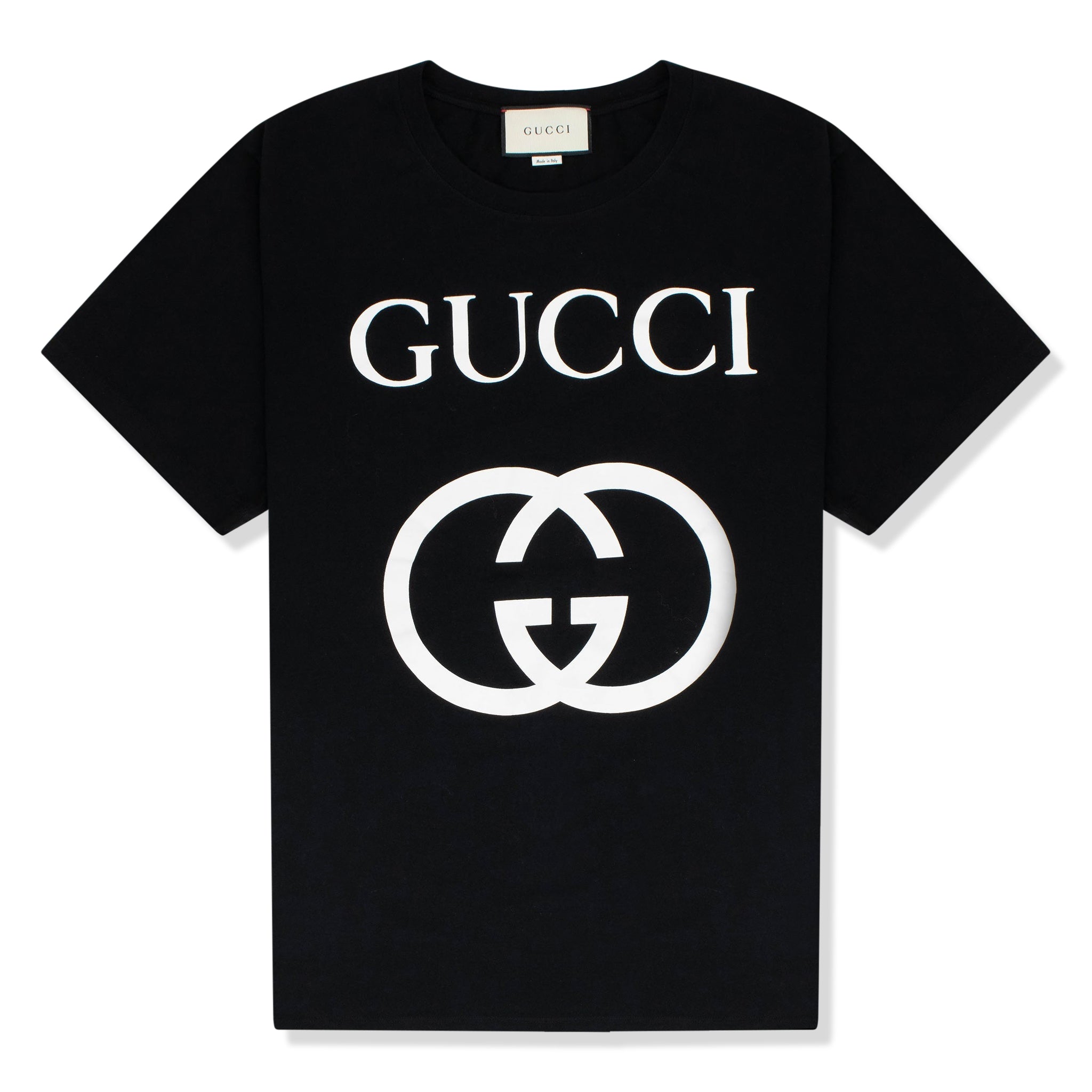 Gucci GG Interlocking Black T Shirt – Crepslocker