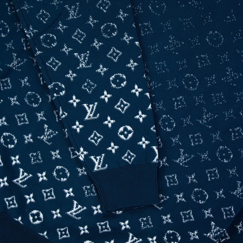 Louis Vuitton Gradient Monogram Sweater In Black