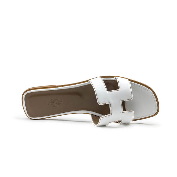 Hermes Rose Magenta Oran Sandal Size 36.5