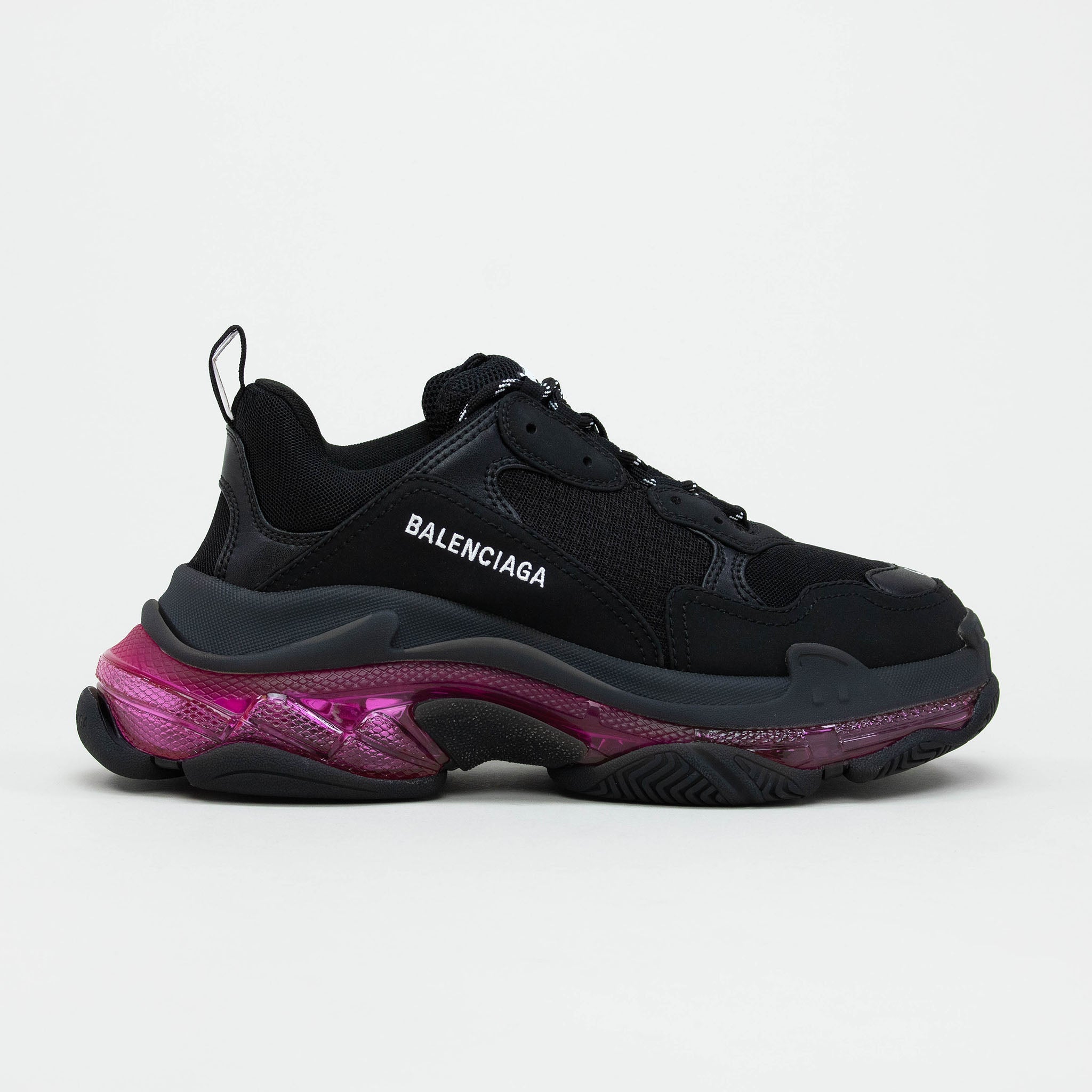 balenciaga triple s sneakers black