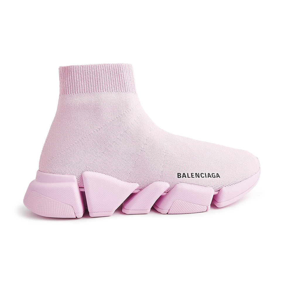 Balenciaga Speed Knit Sock 2.0 Pink | Crepslocker