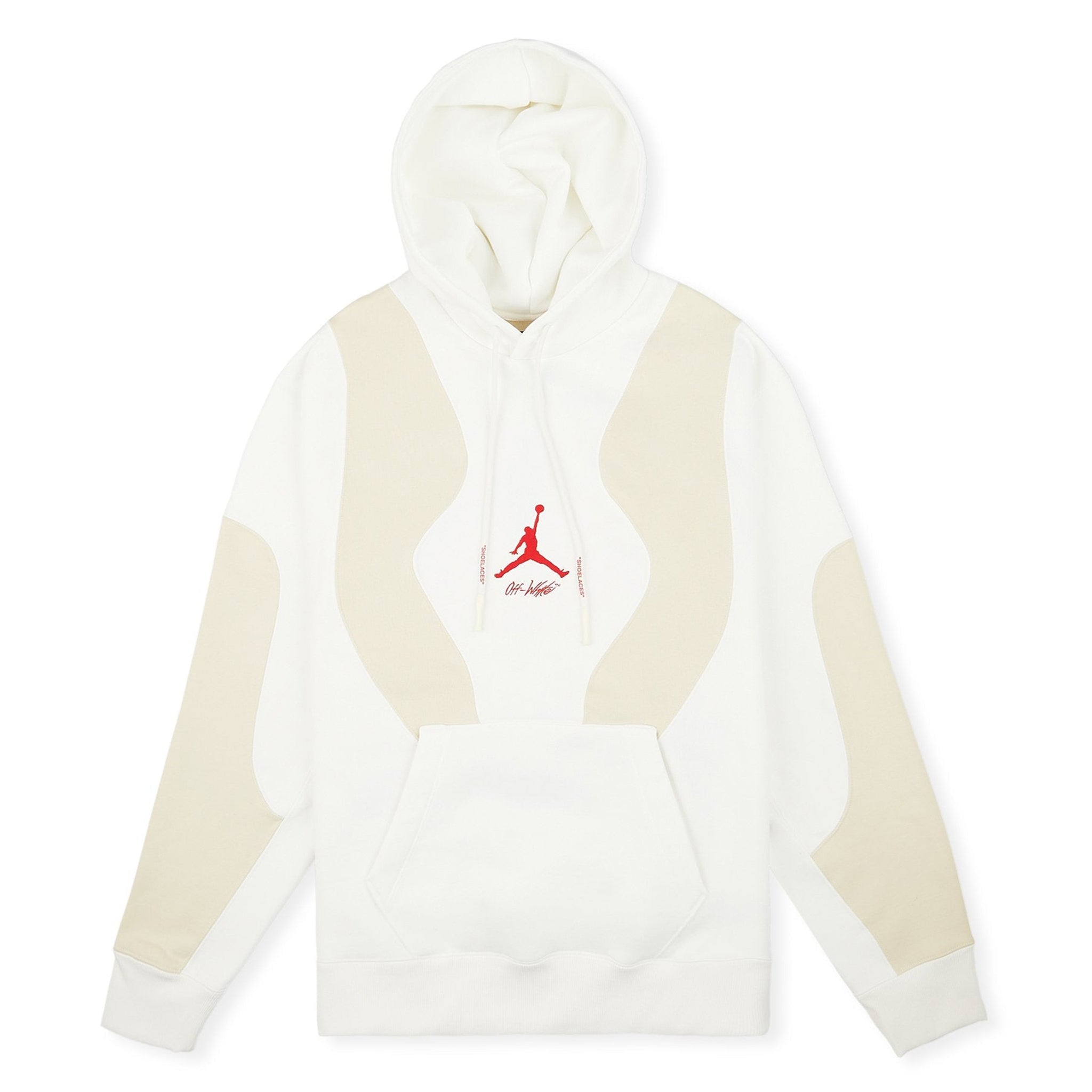 Off-White x Jordan White Hoodie | Crepslocker