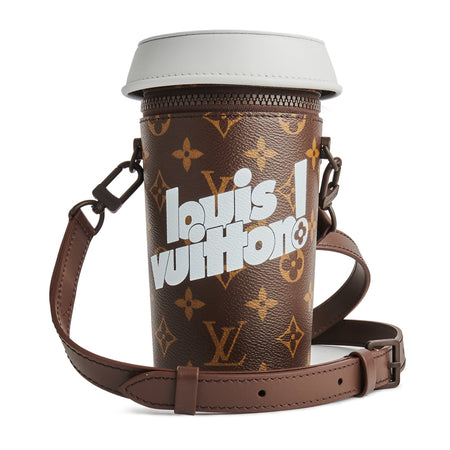 LOUIS VUITTON Retiro Monogram Canvas Zippy Wallet Brown, Louis Vuitton  Brown Monogram Coffee Cup Pouch