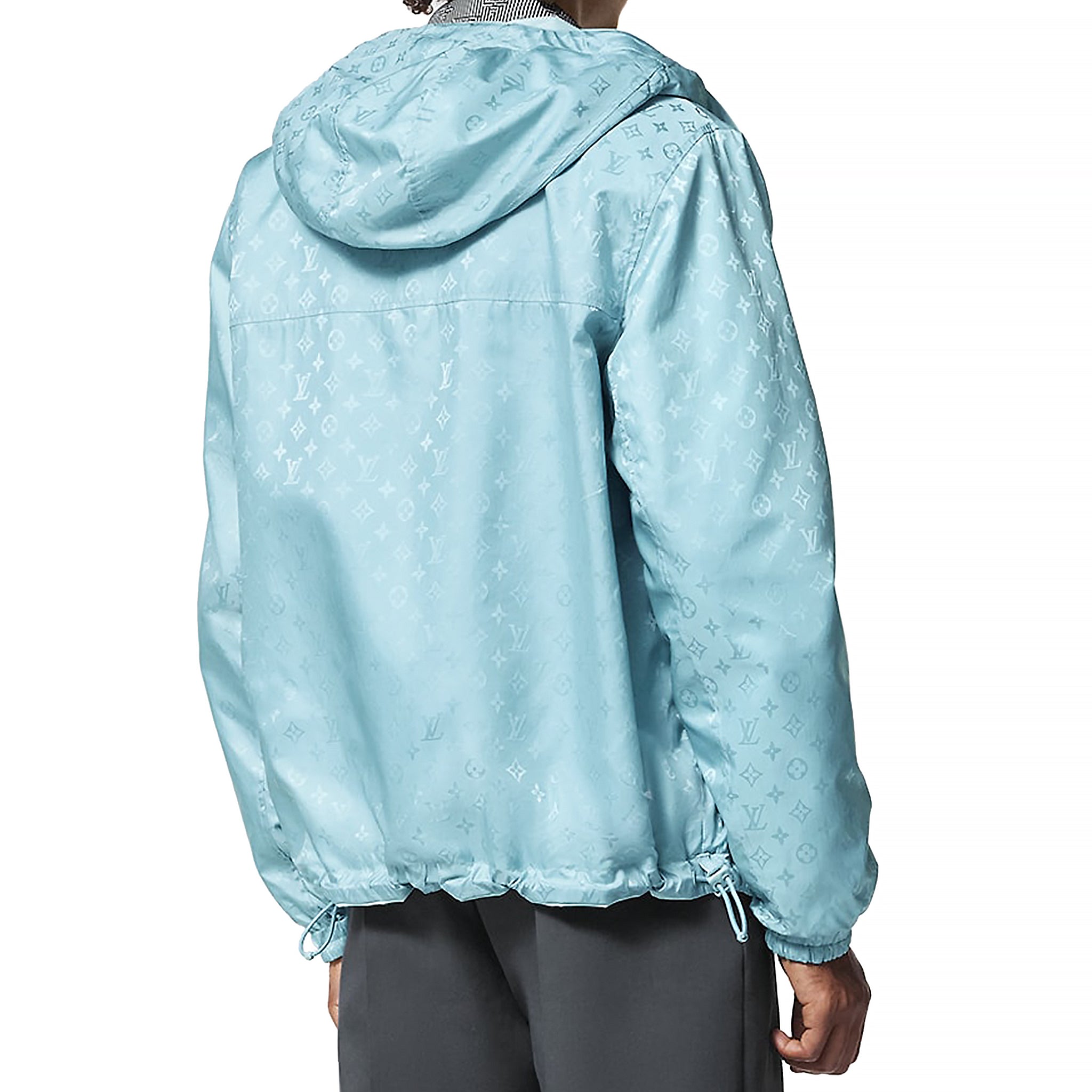 Louis Vuitton Light Blue Monogram Windbreaker