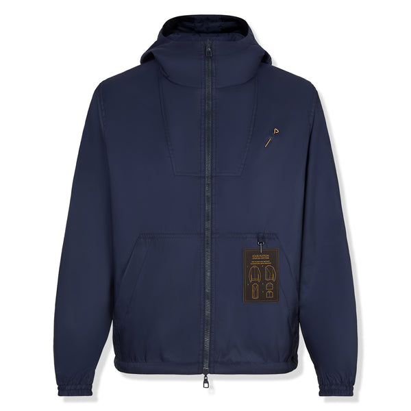 Crepslocker, Louis Vuitton LV Monogram Reversible Navy Windbreaker