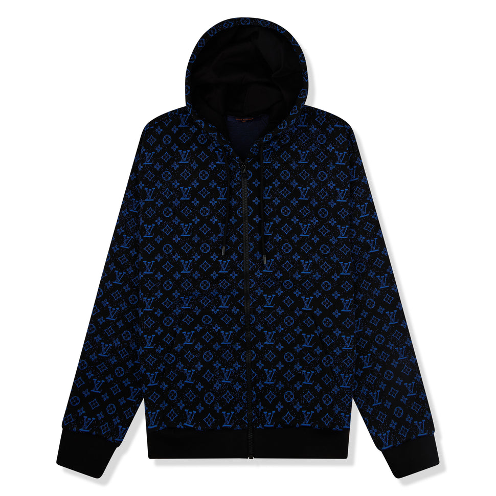 Louis Vuitton Men's LV x NBA Zip-Through Hoodie Denim Blue