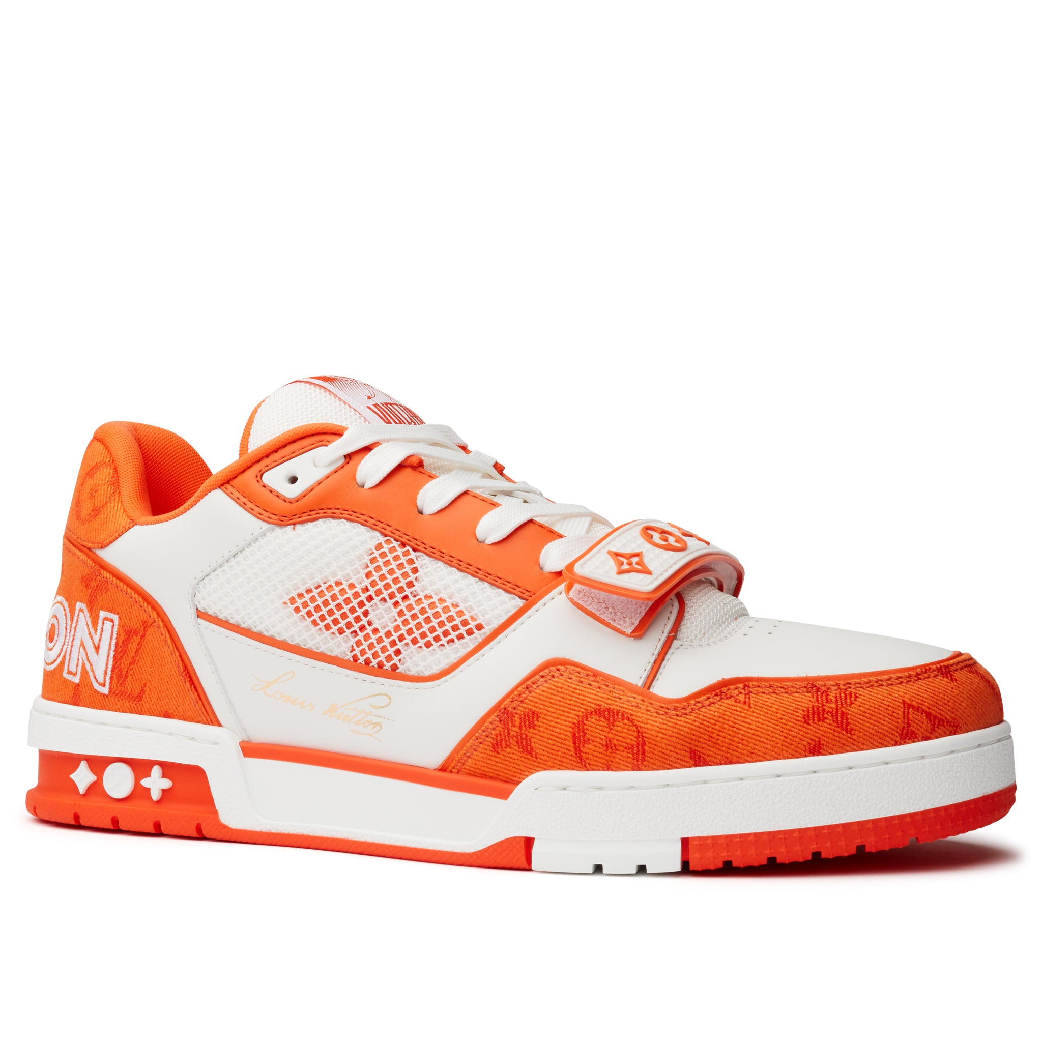 louis vuitton orange sneakers