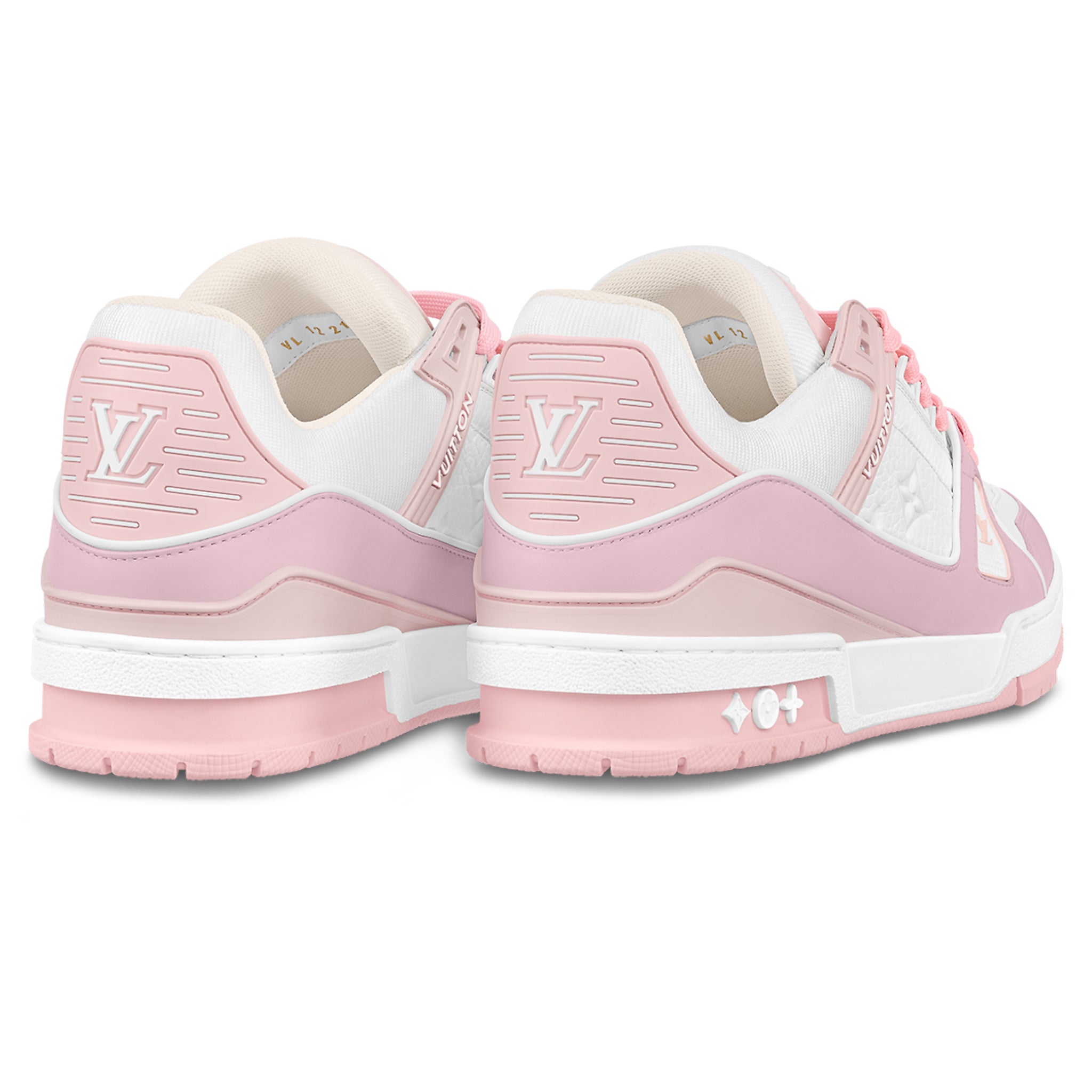 Som Soar Sommetider Louis Vuitton LV Trainer Rose Sneaker | escapeauthority.com