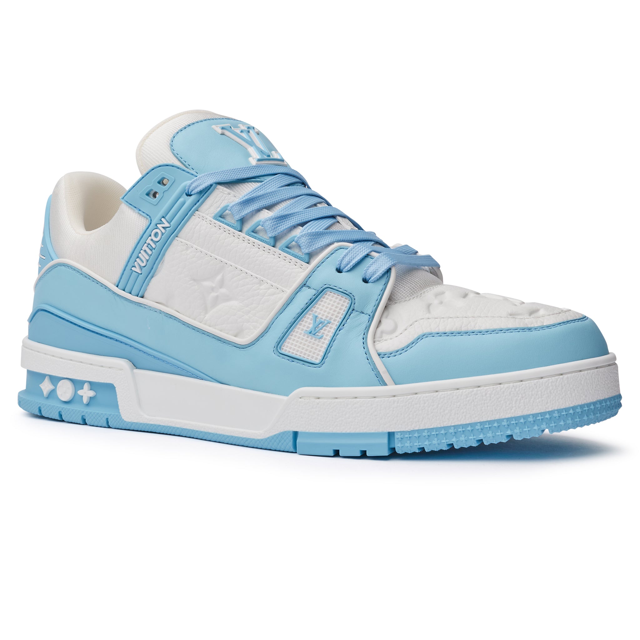 Louis Vuitton Blue LV Trainer Sneaker Size 11 US 12.5 Virgil Abloh