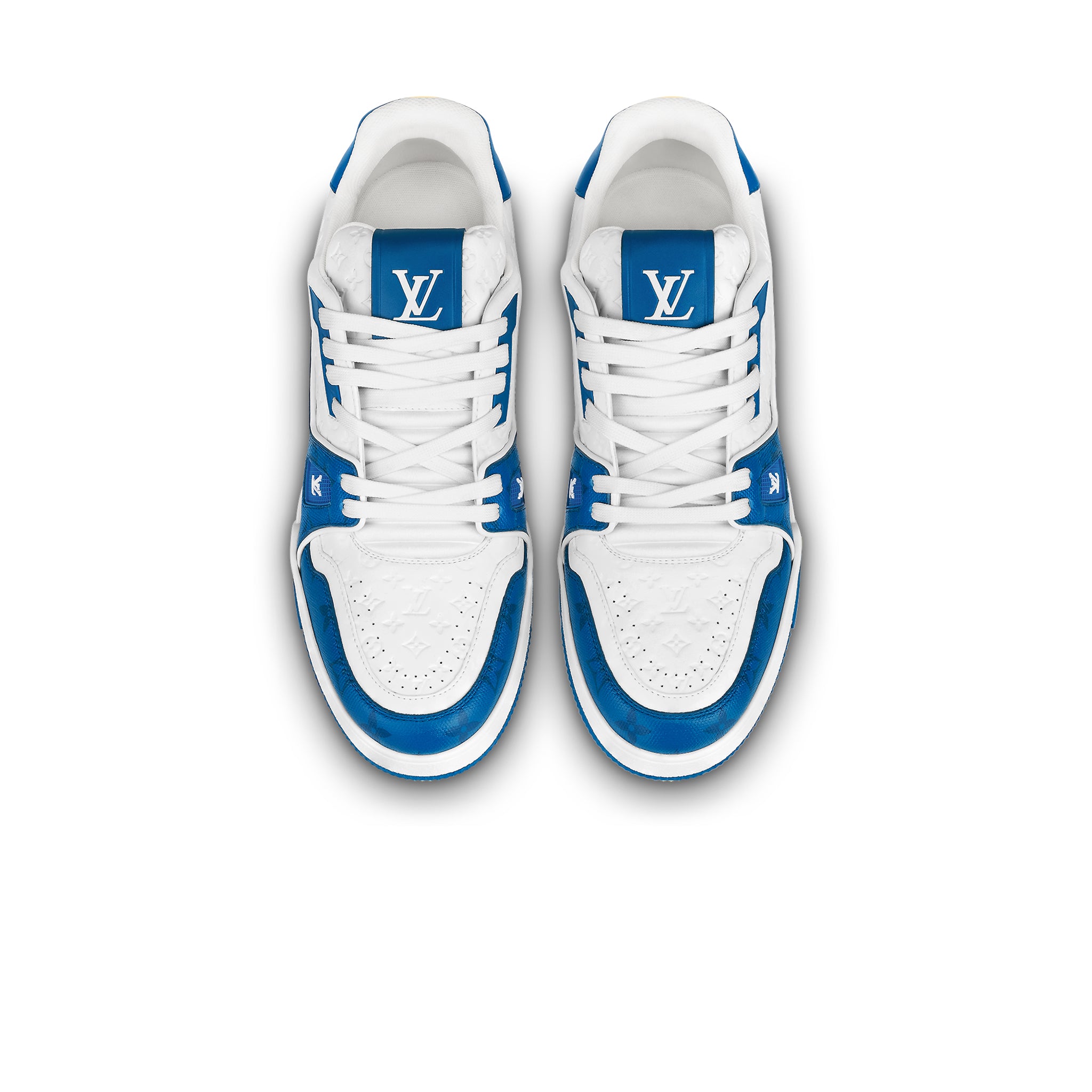 Louis Vuitton LV Trainer '54' White Blue Sneaker | Crepslocker