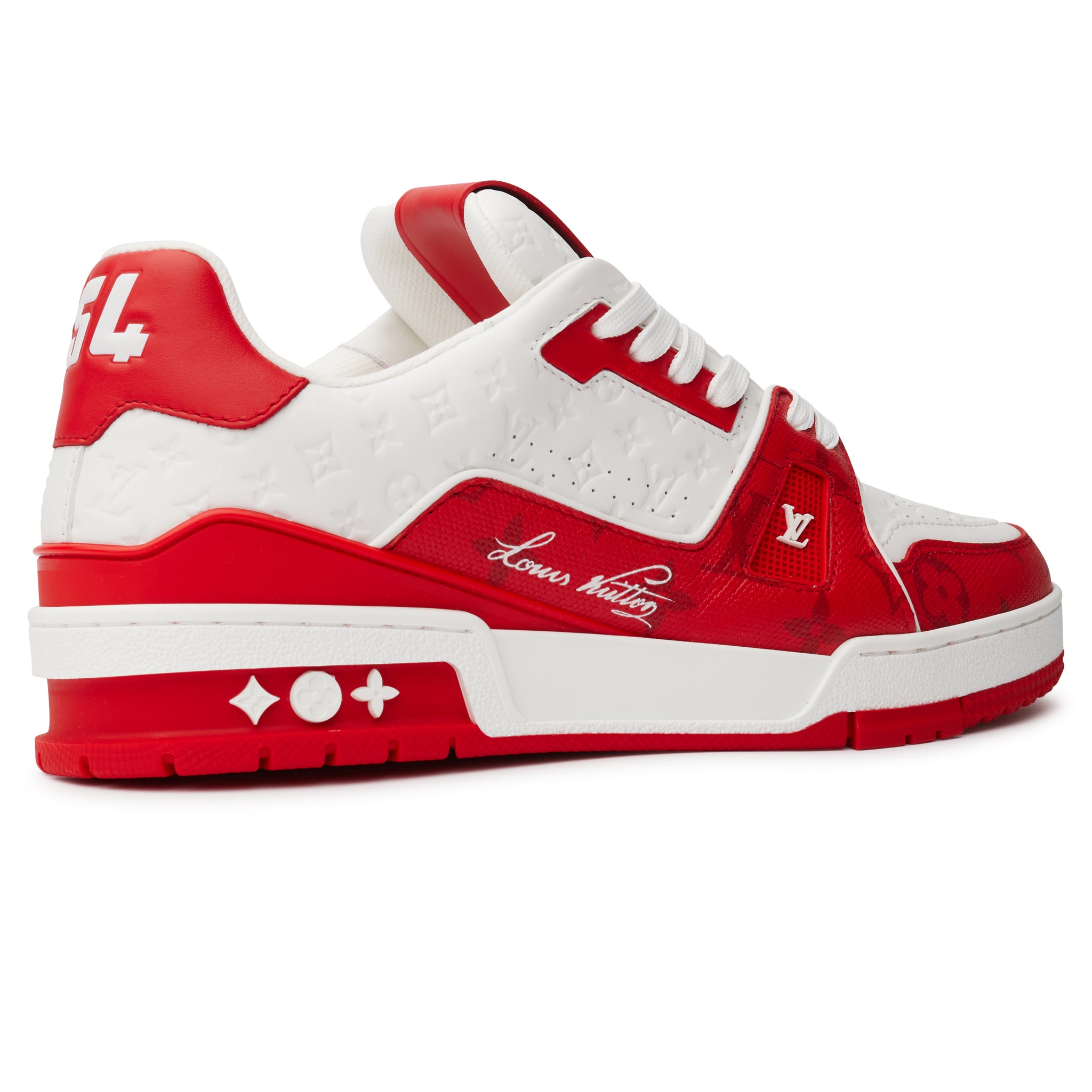 Louis Vuitton LV Trainer '54' White Red Sneaker, Cheap Stclaircomo Jordan  outlet