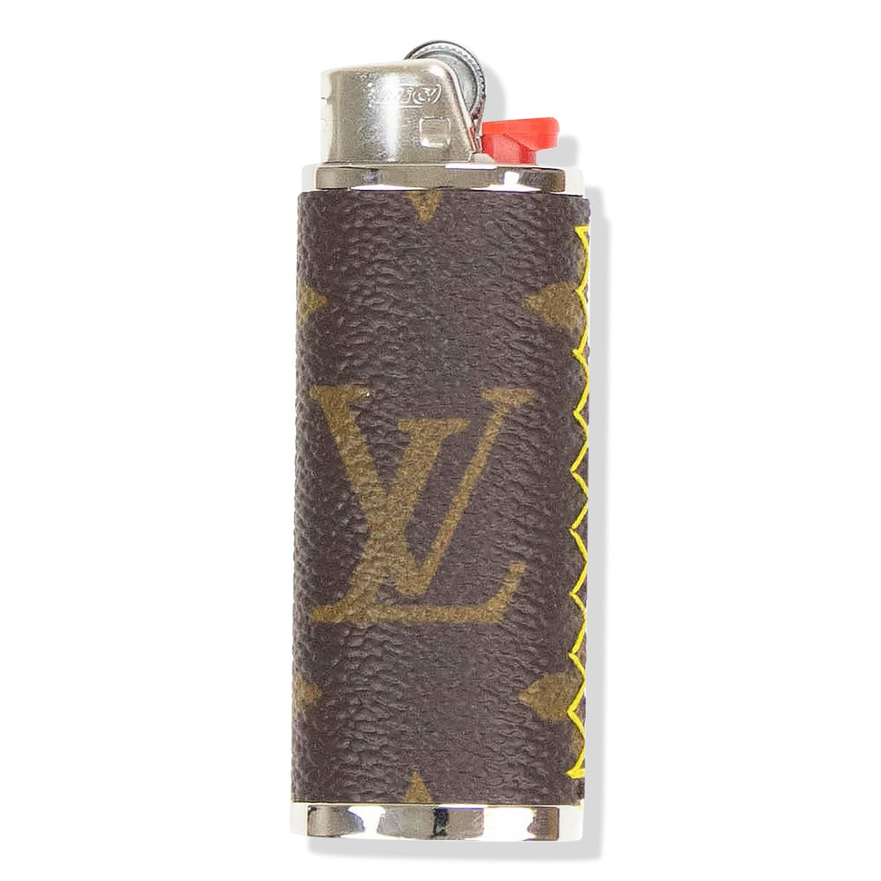 D-GOOD Mini Bic Lighter Case Louis Vuitton Brown