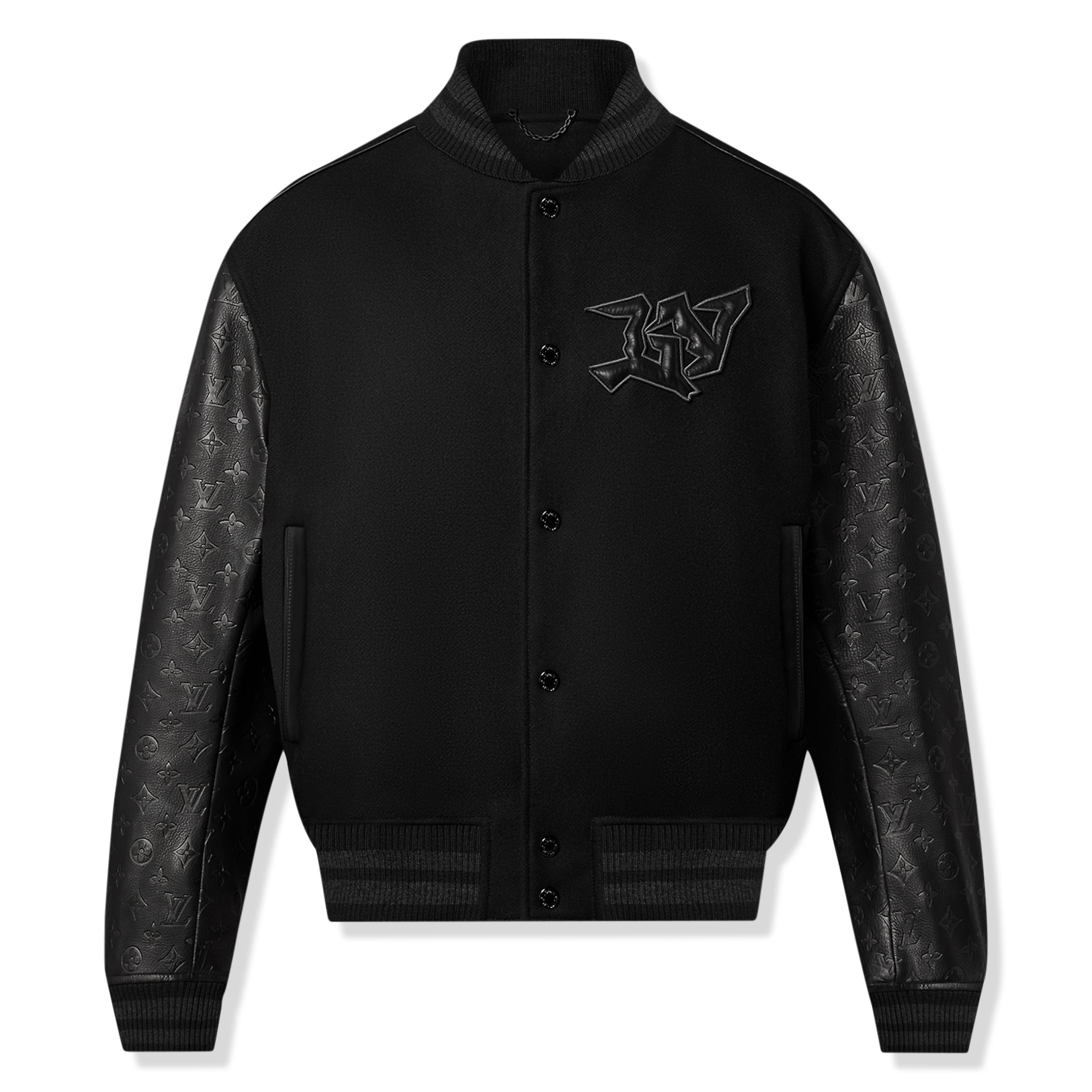 Louis Vuitton - Authenticated Jacket - Viscose Black Plain for Men, Never Worn