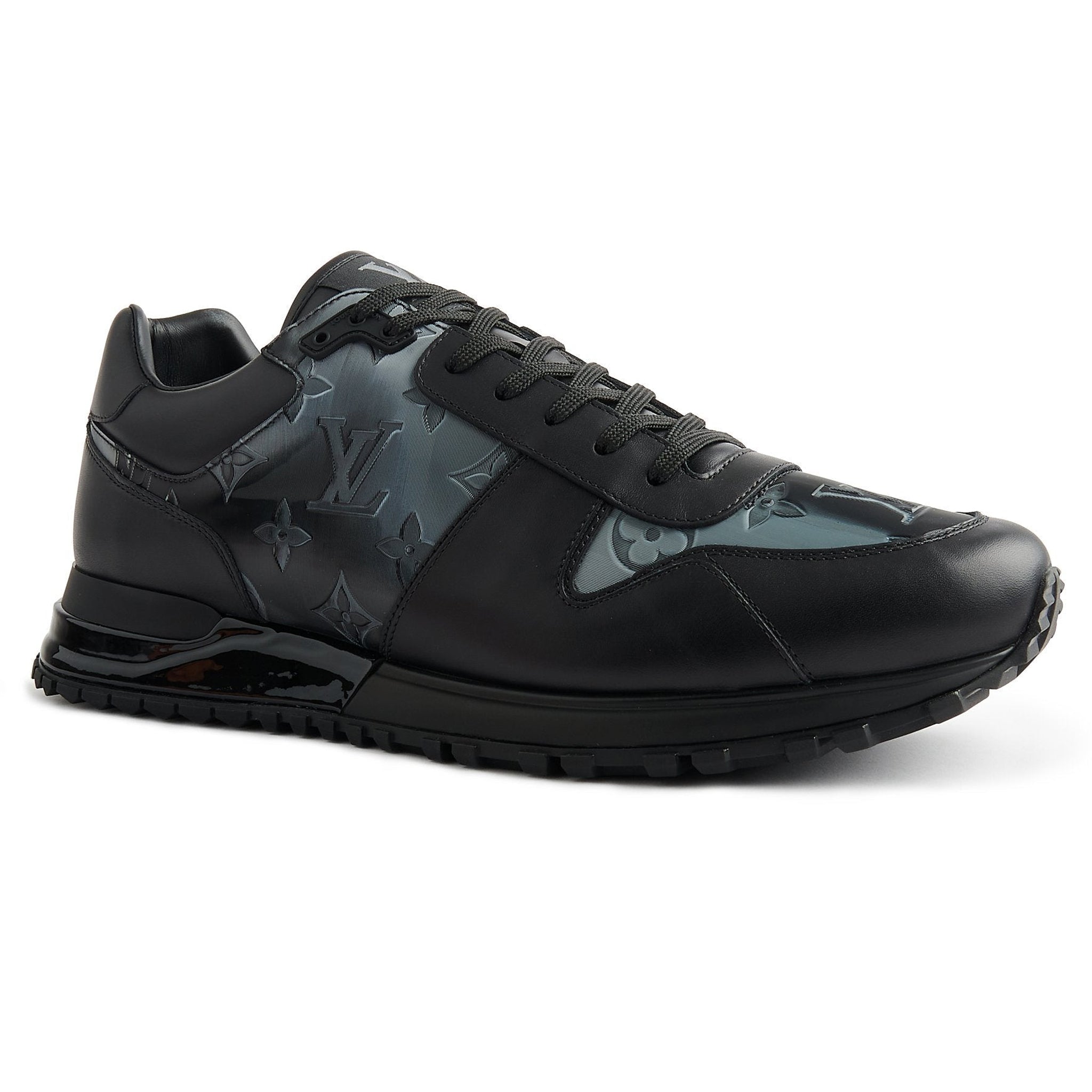 Louis Vuitton Away Black Silver Iridecscent Sneaker – Crepslocker