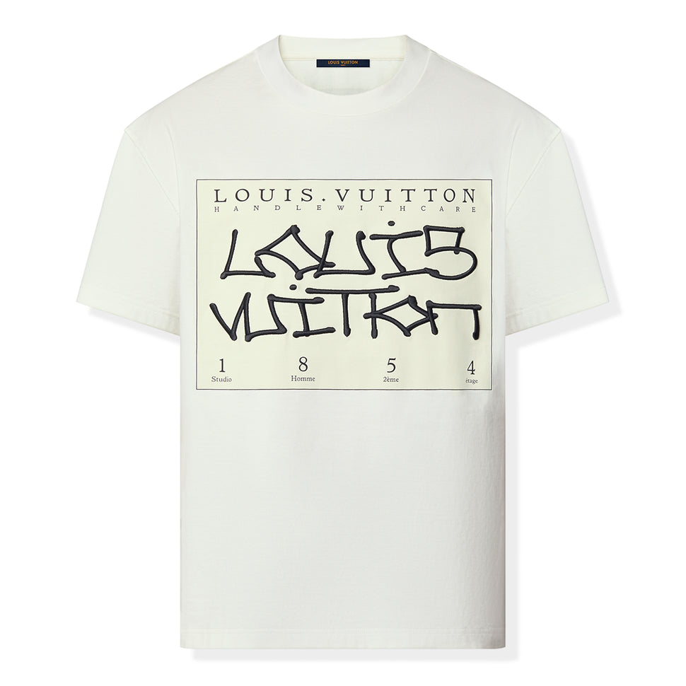 Louis Vuitton Vuitton Paris T-Shirt , White, S