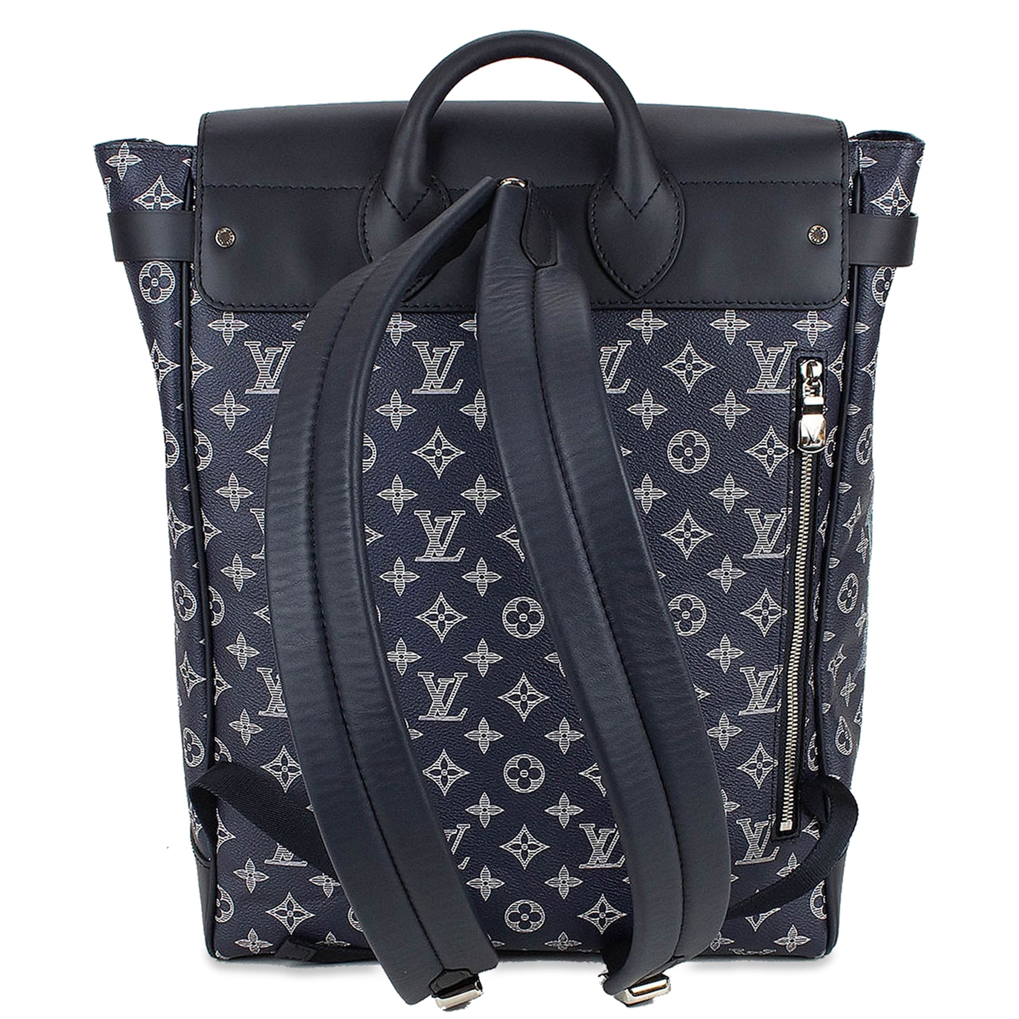 Louis Vuitton Limited Edition Chapman Steamer Backpack in Monogram Savane  Canvas with Elephant Print, Chapman Brothers, Spring Summer 2017