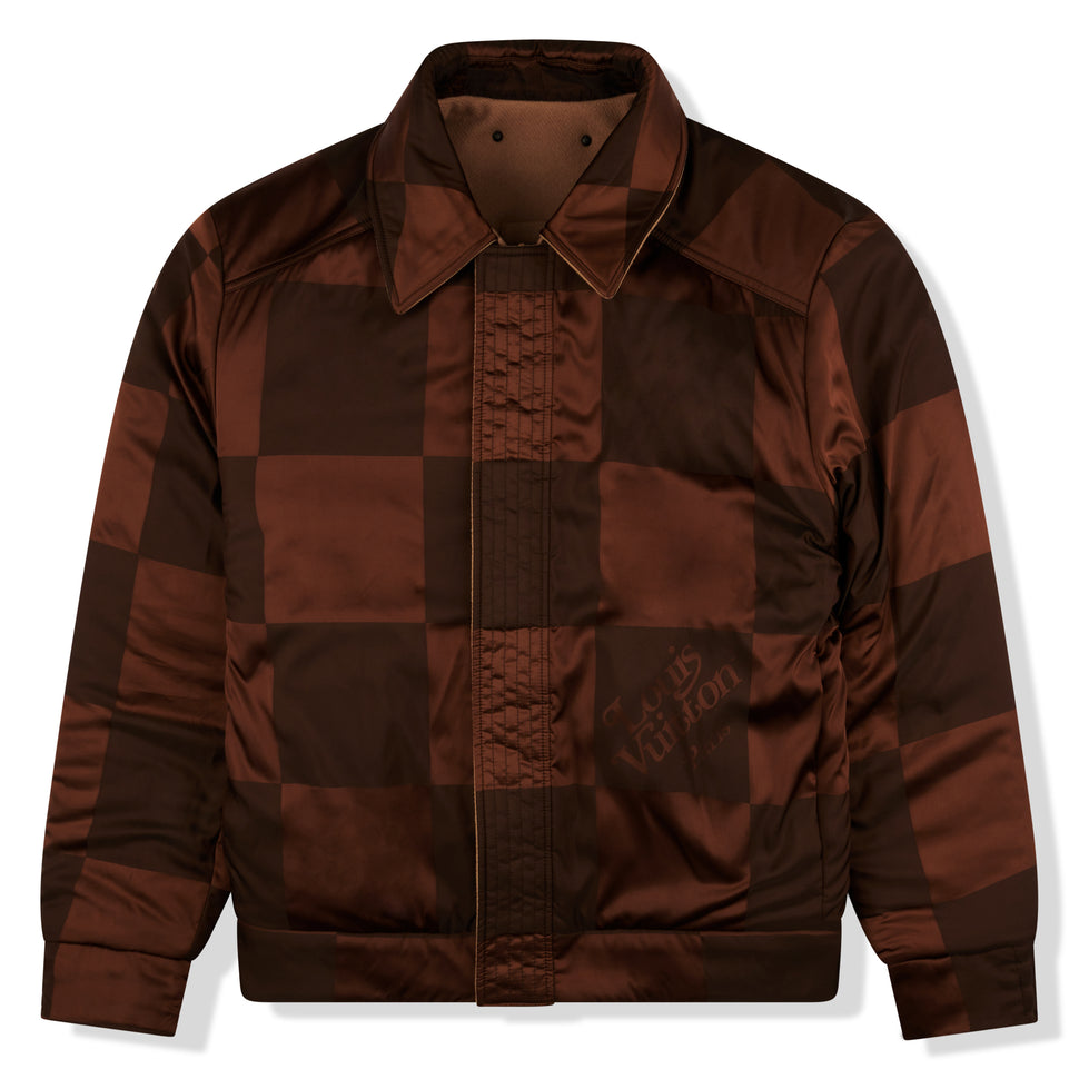 Louis Vuitton x NBA Brown Monogram Bomber Jacket