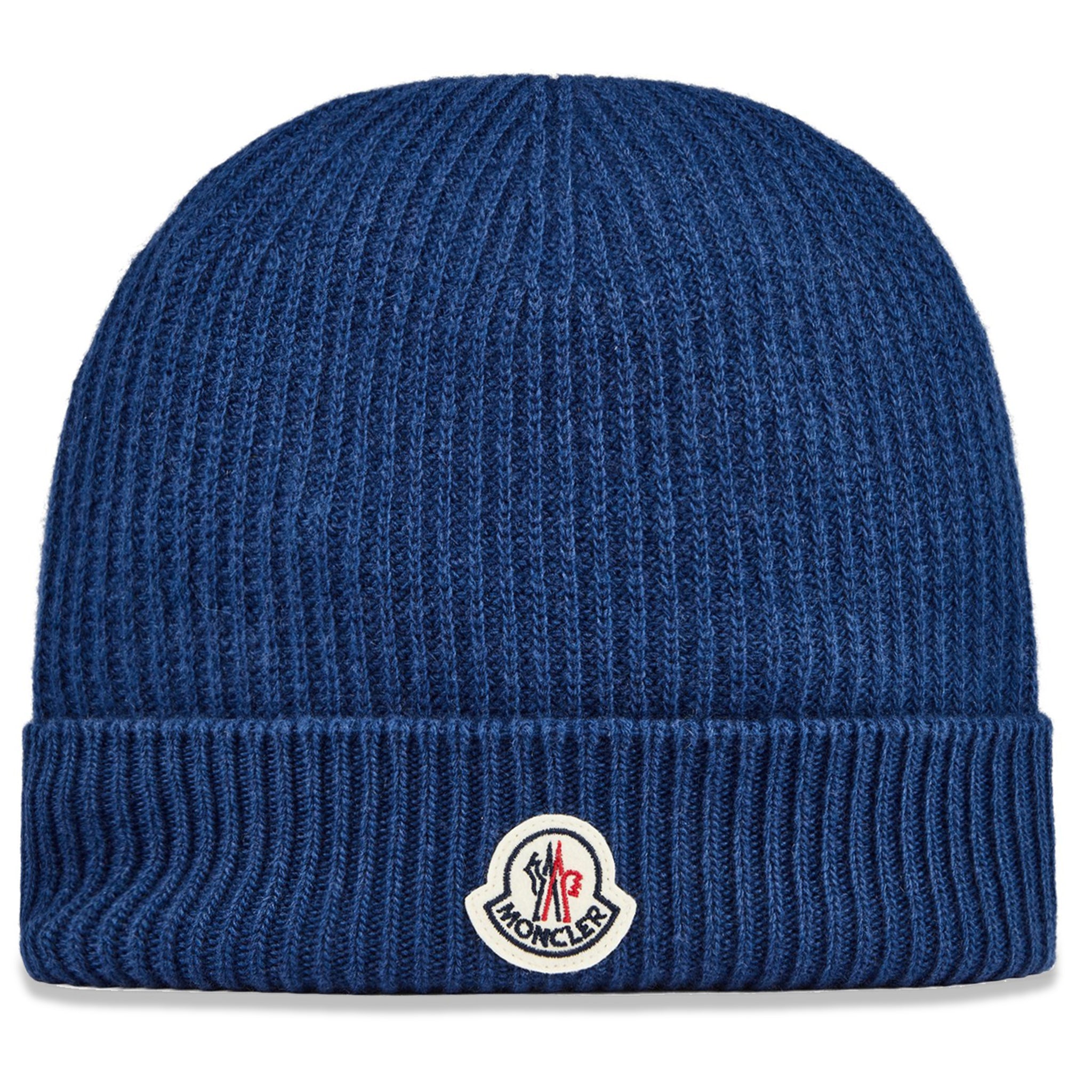 Moncler Logo Blue Beanie – Crepslocker