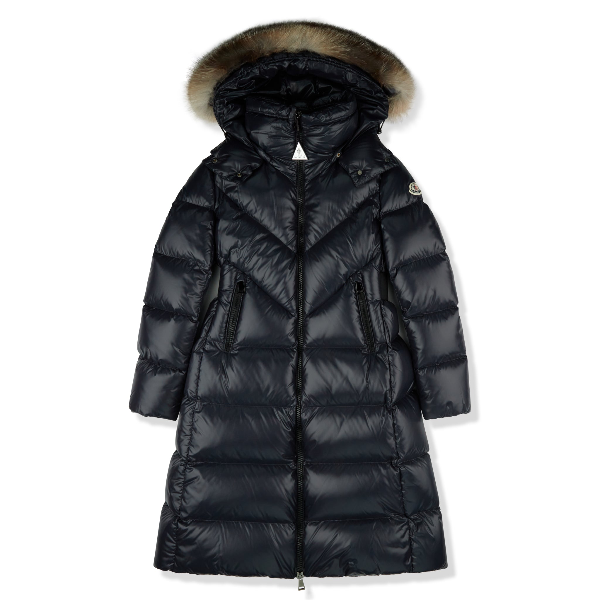 Moncler Ribafur Padded Down Navy Jacket | Crepslocker