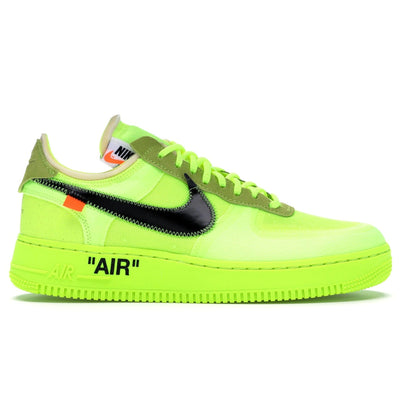 Nike x Off White Air Force 1 Volt Yellow | Crepslocker